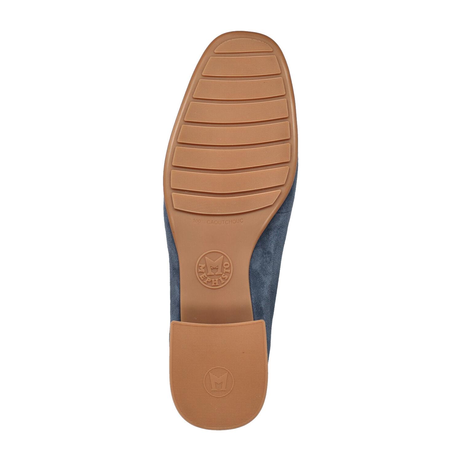 mocassins femme modèle Josephine Bleu jean - Mephisto